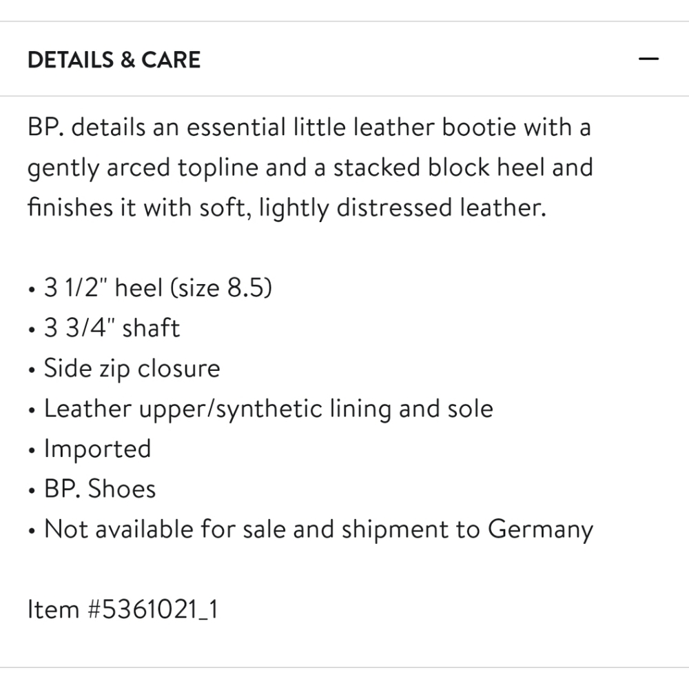 NEW BP (Nordstrom) | Lance Leather Bootie - Picture 2 of 12